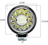 720034 Luminex LED Munkalámpa kombo - 2500 Lumen, 10-30V + 0,30 m kábel