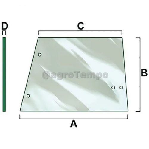 VPM7206 Vapormatic Ajtóüveg 